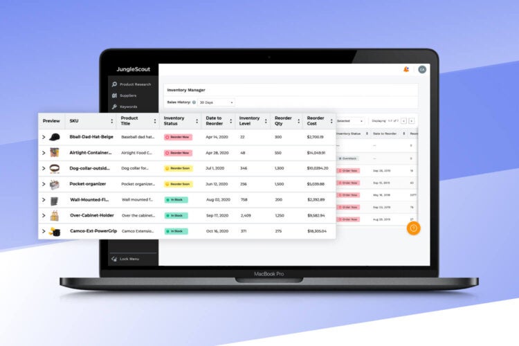 Amazon Inventory Forecasting & Demand Planning with Jungle Scout